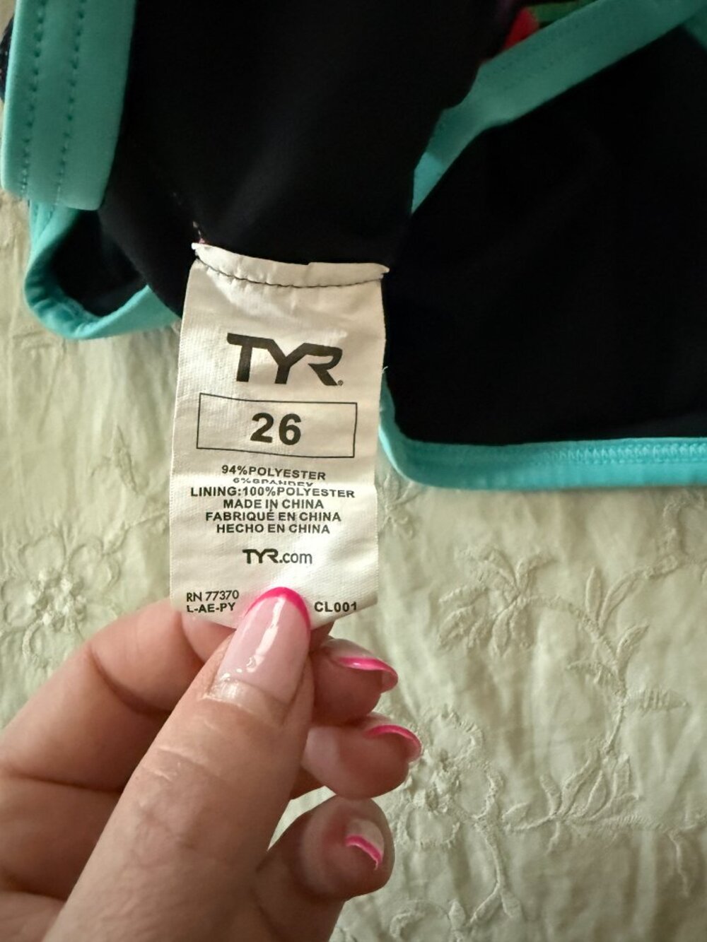 TYR Bathing Suit - Picture 3 of 3
